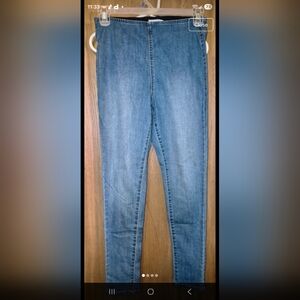 Sophia Jeans Rosa Jegging Size 8 Blue Pull On